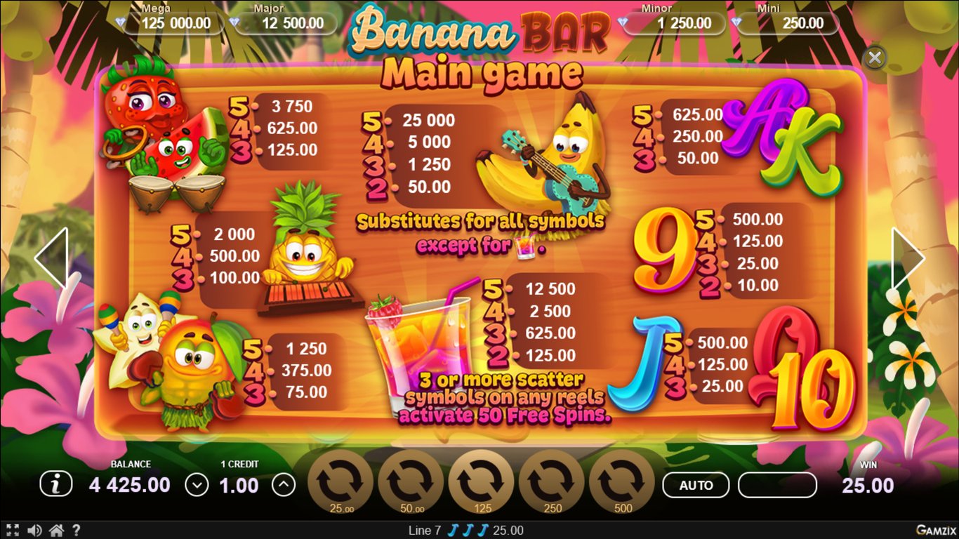 Banana Bar Slot Slot Image in Demo - pic. 2