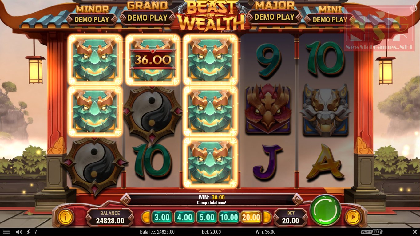 Beast of Wealth Slot Slot Image in Demo - pic. 3