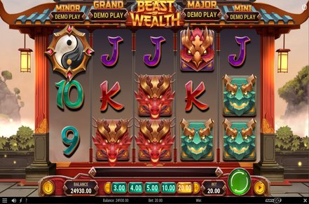 Beast of Wealth Slot Logo