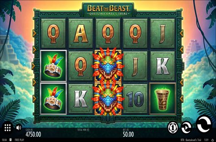 Beat The Beast Quetzalcoatls Trial Slot Icon