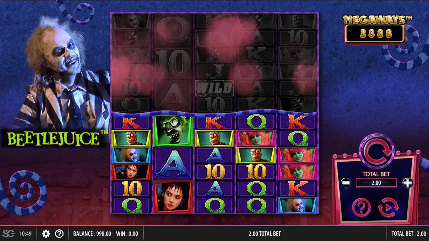 Beetlejuice Megaways Slot Demo Image
