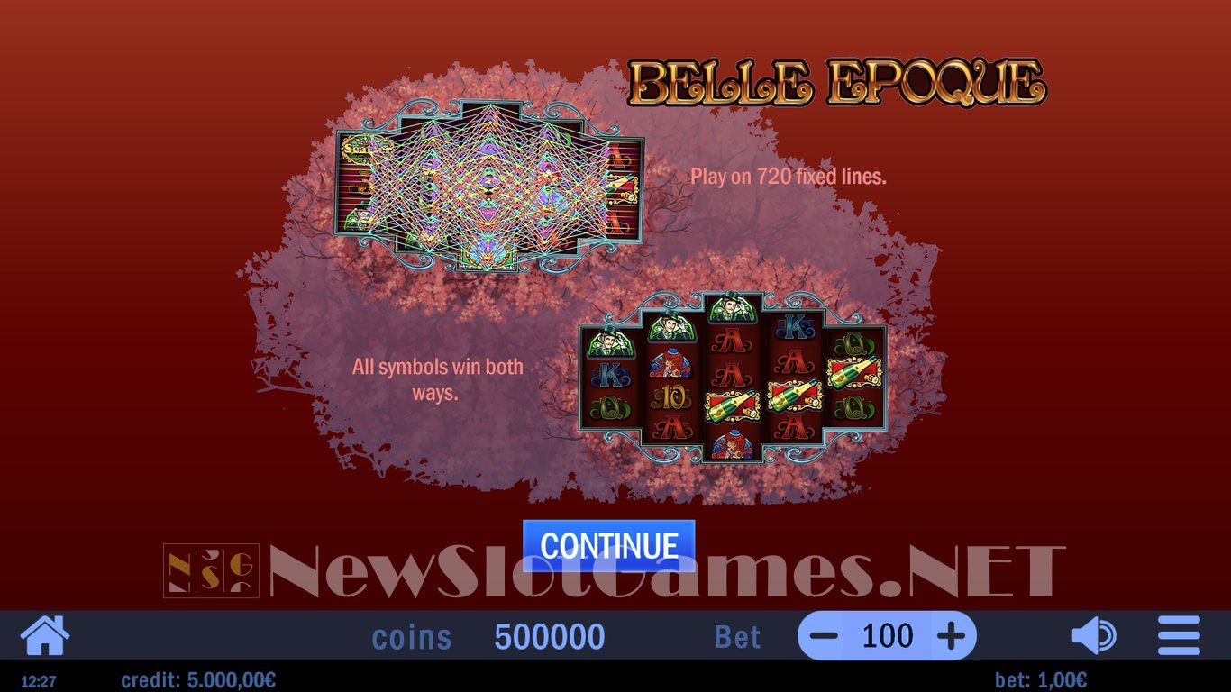Belle Epoque Slot Demo Image