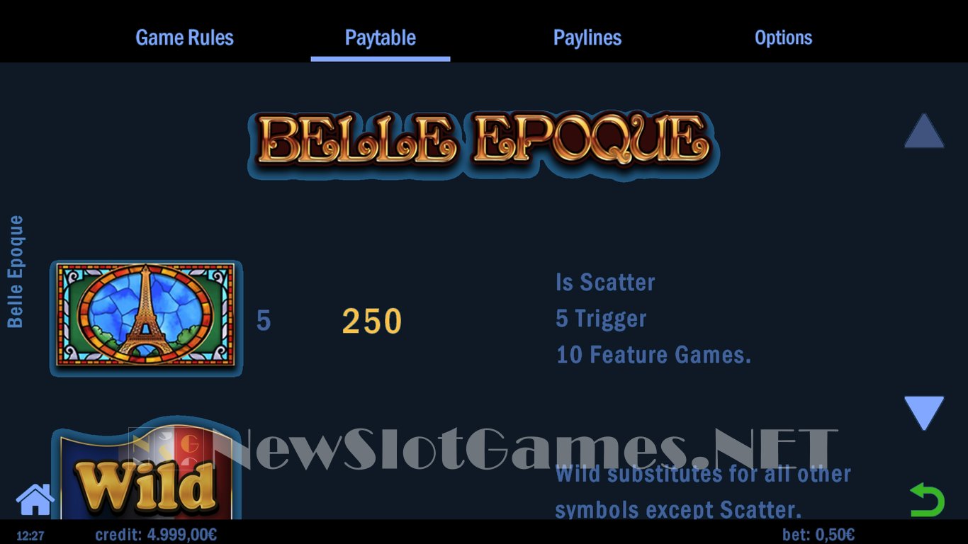 Belle Epoque Slot Slot Image in Demo - pic. 5
