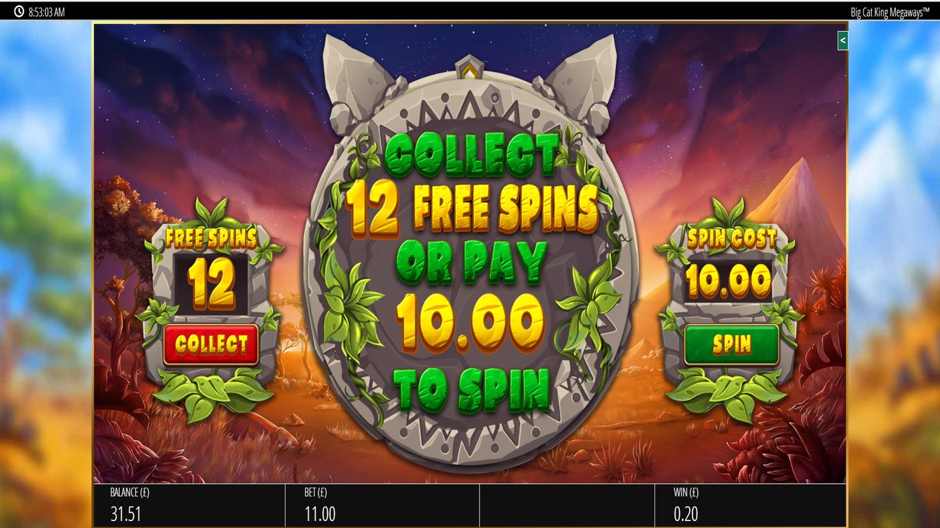 Big Cat King Megaways Slot Slot Image in Demo - pic. 2