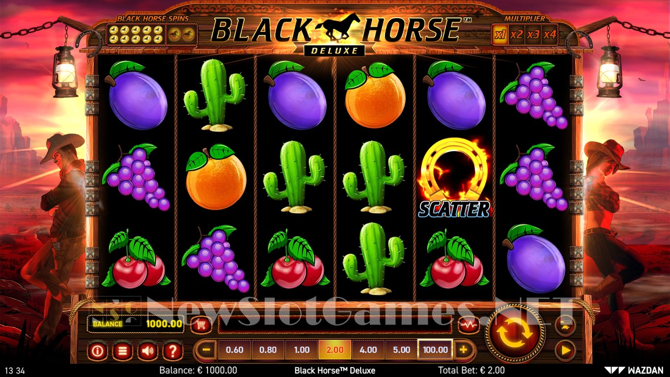 Black Horse Deluxe Slot Demo Image