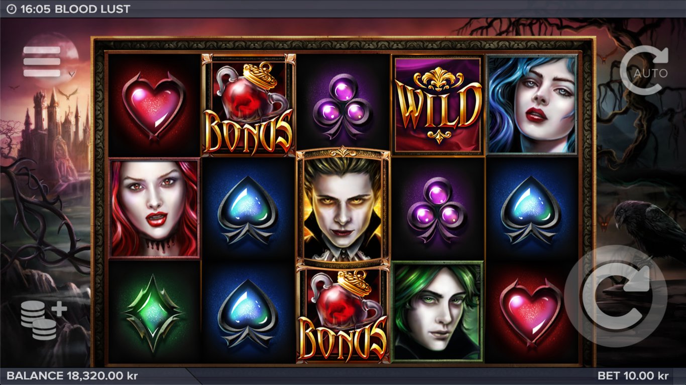 Blood Lust Slot Demo Image
