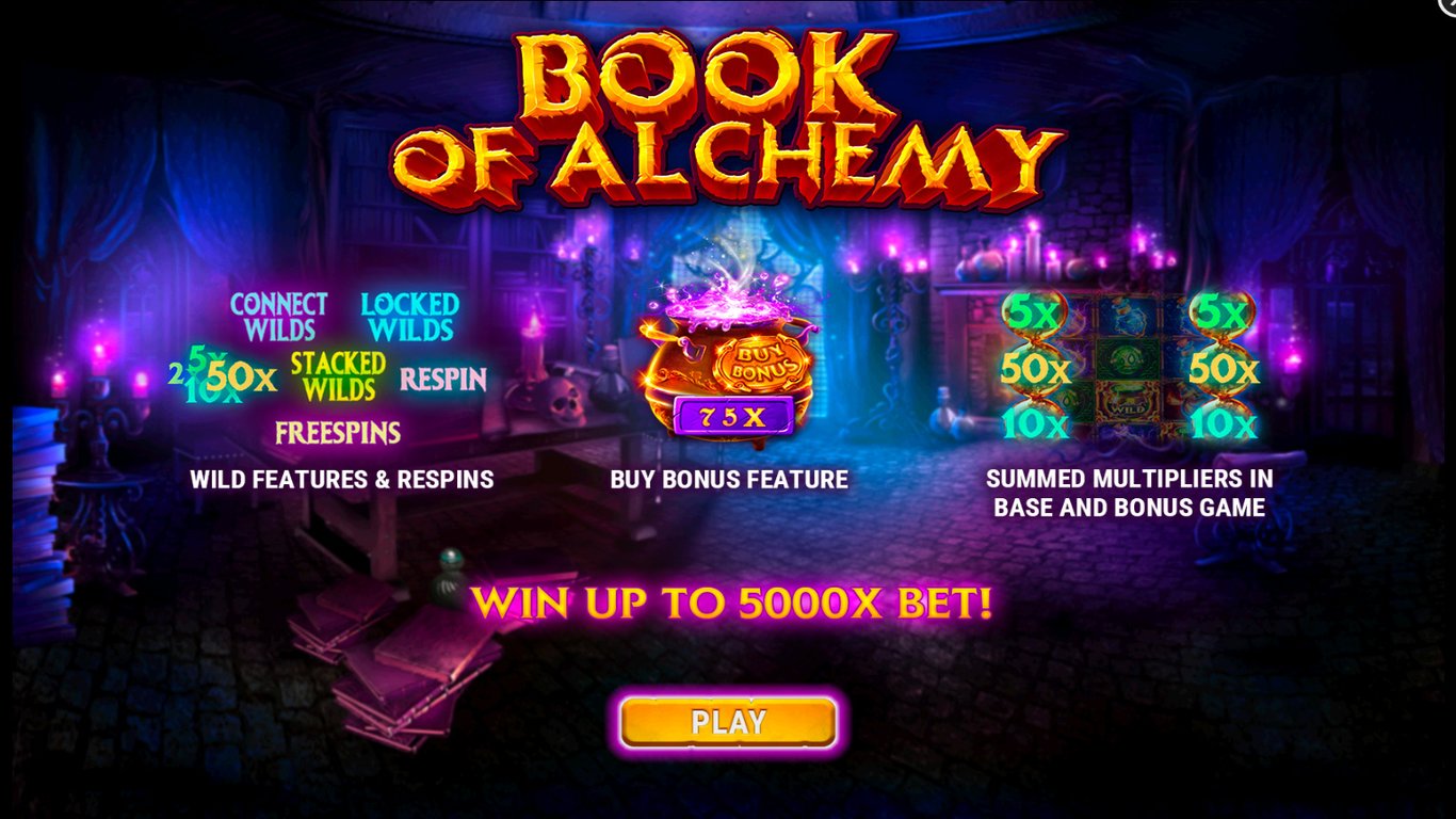Book of Alchemy Slot Demo Image