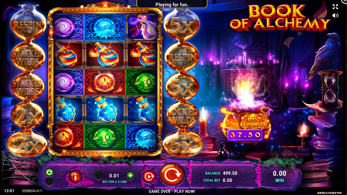 Book of Alchemy Slot Slot Image in Demo - pic. 2