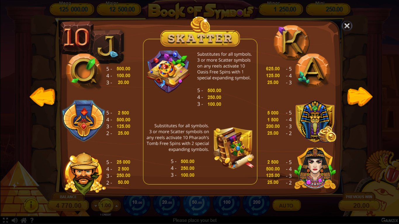 Book of Symbols Slot Slot Image in Demo - pic. 2