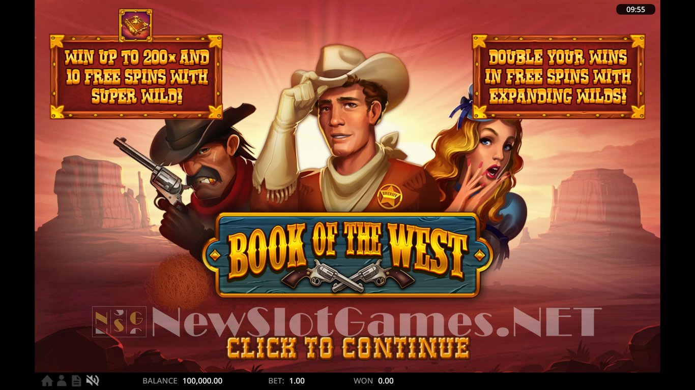Book Of The West Slot Demo Image