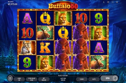 Buffalo 50 Slot Logo