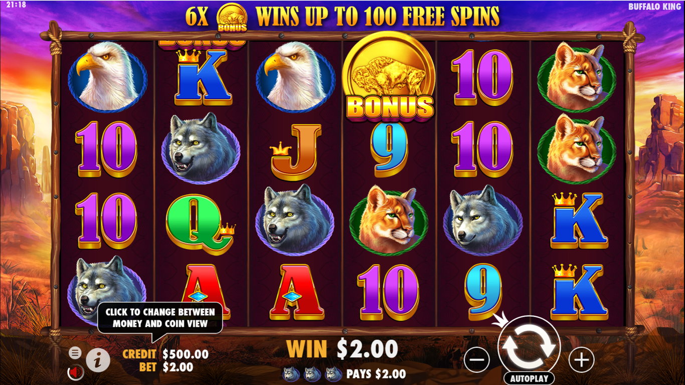 Buffalo King Slot Slot Image in Demo - pic. 2