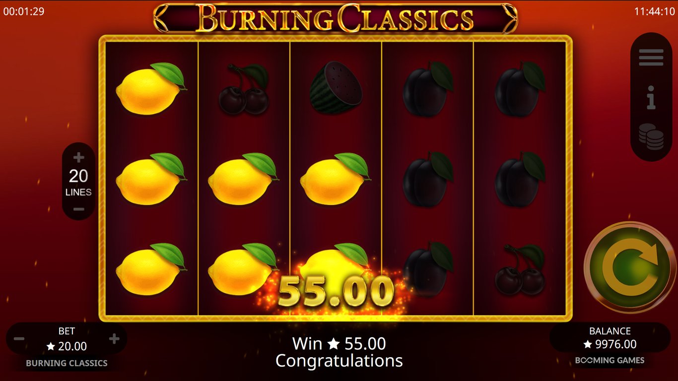 Burning Classics Slot Slot Image in Demo - pic. 3