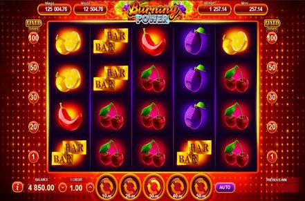 Burning Power Slot Logo