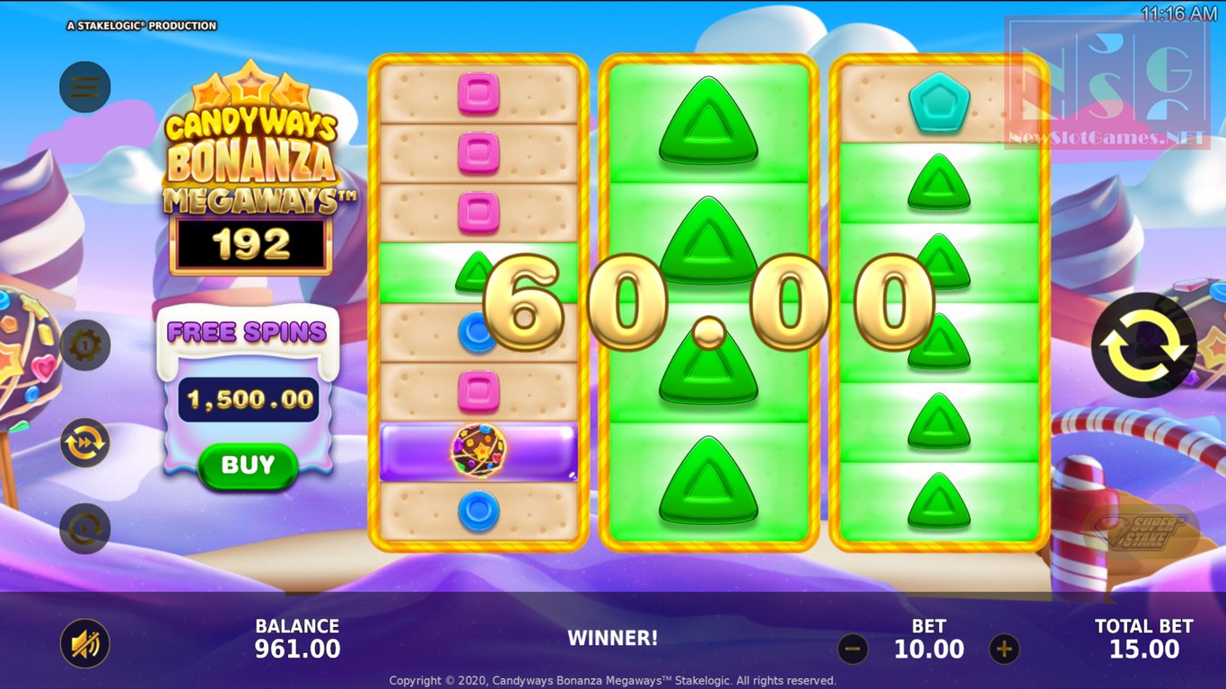 Candyways Bonanza Megaways Slot Slot Image in Demo - pic. 3