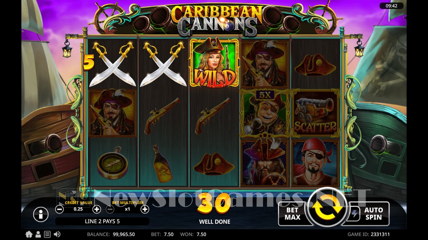 Caribbean Cannons Slot Slot Image in Demo - pic. 10