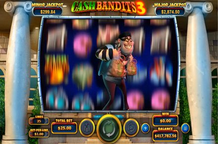 Cash Bandits 3 Slot Logo