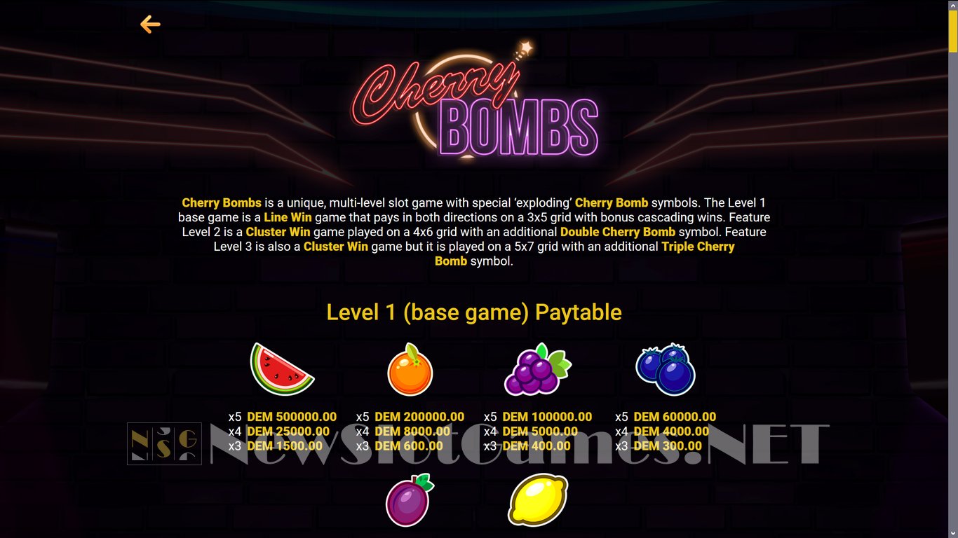 Cherry Bombs Slot Slot Image in Demo - pic. 2