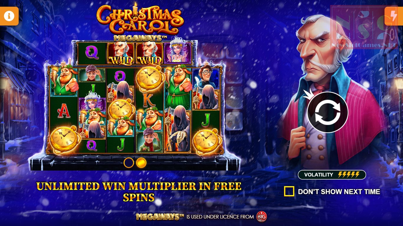 Christmas Carol Megaways Slot Demo Image