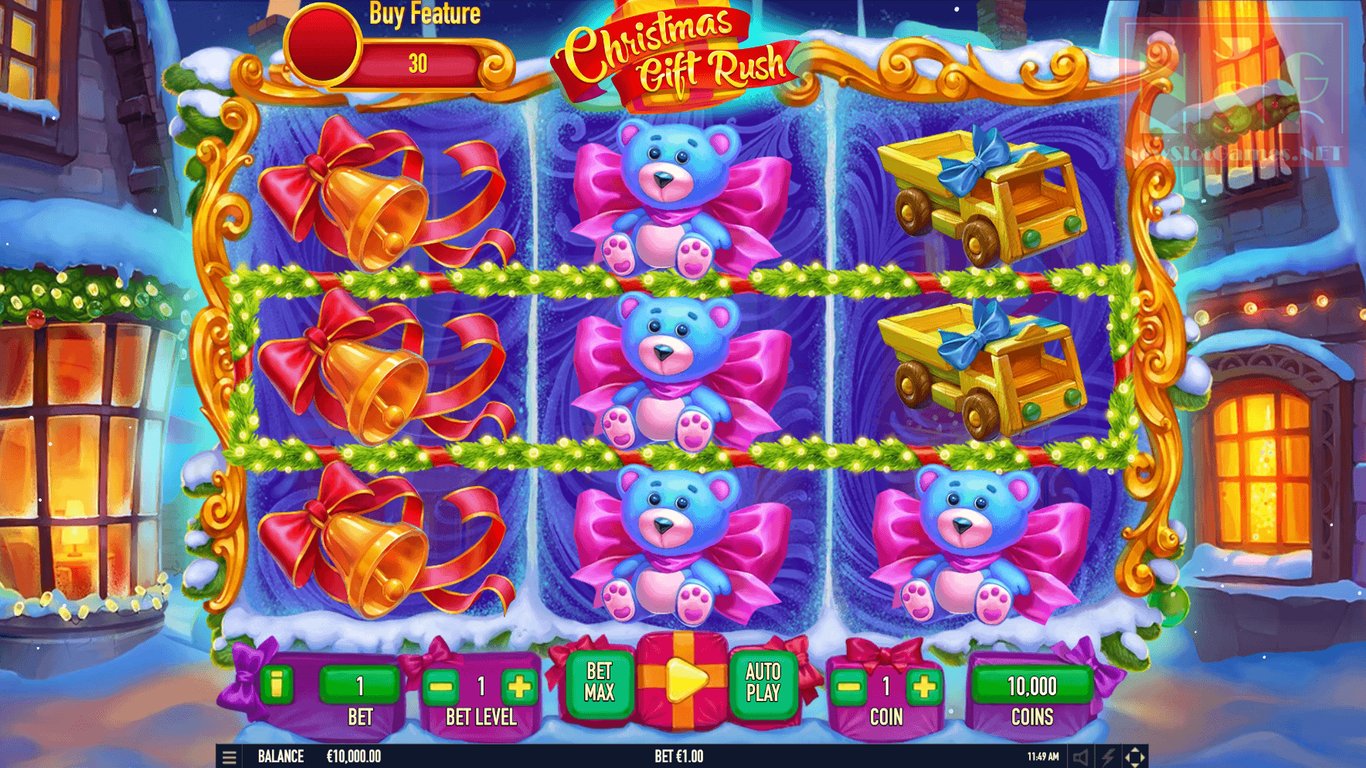 Christmas Gift Rush Slot Demo Image