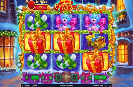 Christmas Gift Rush Slot Logo