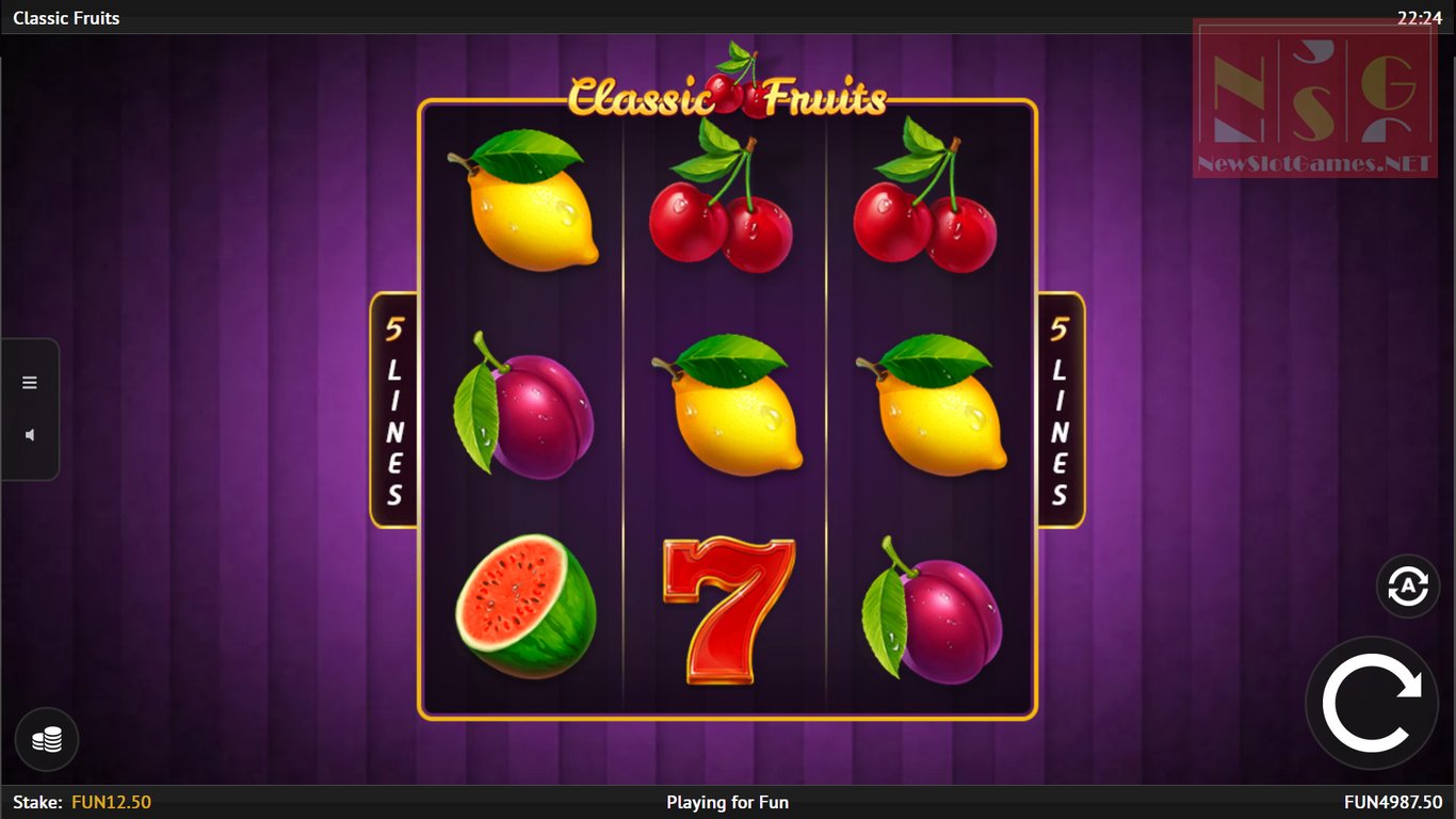 Classic Fruits Slot Demo Image