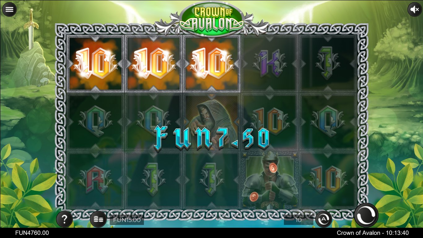 Crown of Avalon Slot Slot Image in Demo - pic. 2