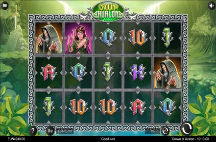 Crown of Avalon Slot Logo