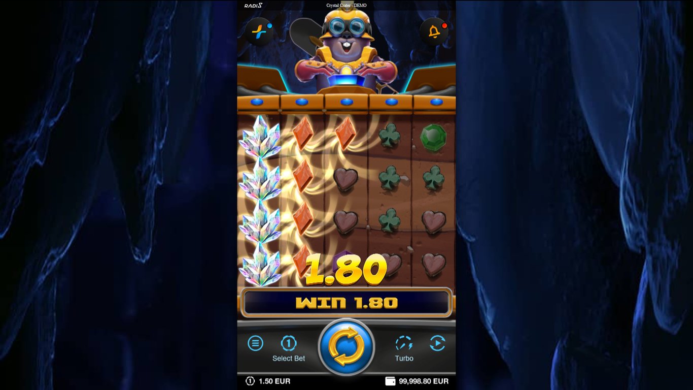 Crystal Crater Slot Slot Image in Demo - pic. 2