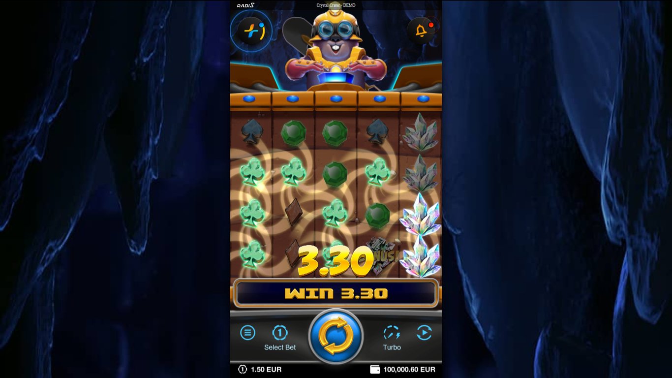 Crystal Crater Slot Slot Image in Demo - pic. 3