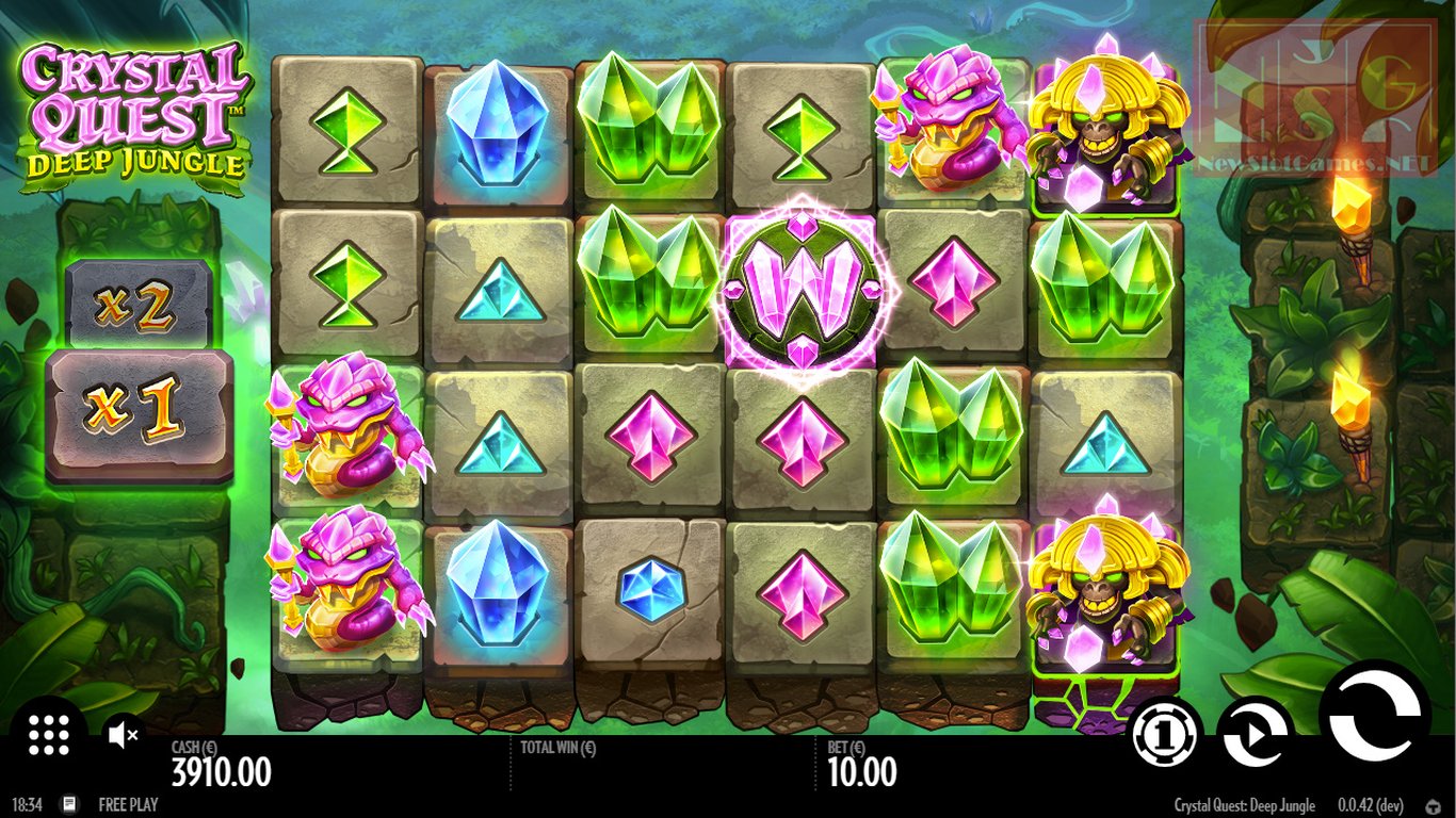 Crystal Quest Deep Jungle Slot Demo Image