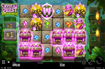 Crystal Quest Deep Jungle Slot Icon