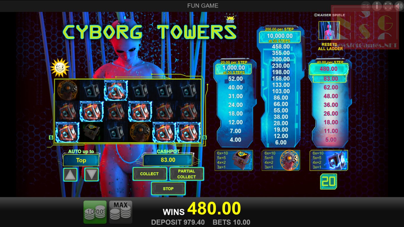 Cyborg Towers Slot Slot Image in Demo - pic. 2