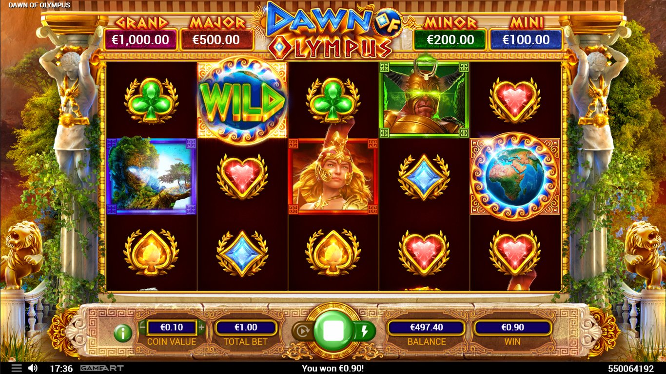 Dawn of Olympus Slot Demo Image