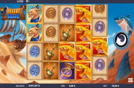 Desert Shark Slot Logo