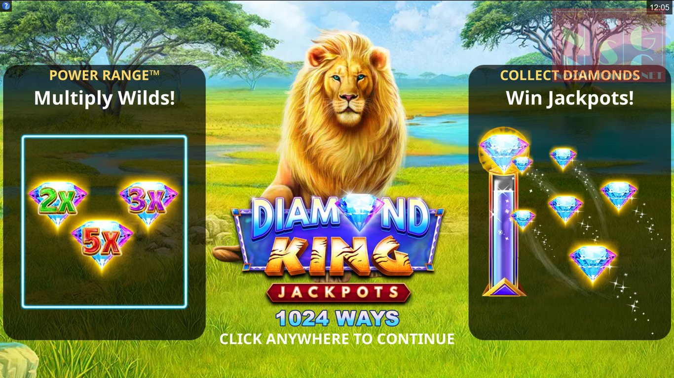 Diamond King Jackpots Slot Demo Image