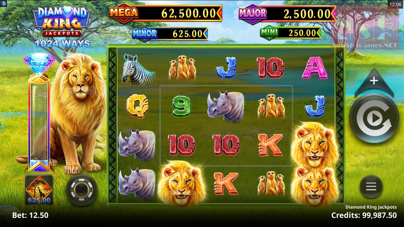 Diamond King Jackpots Slot Slot Image in Demo - pic. 2