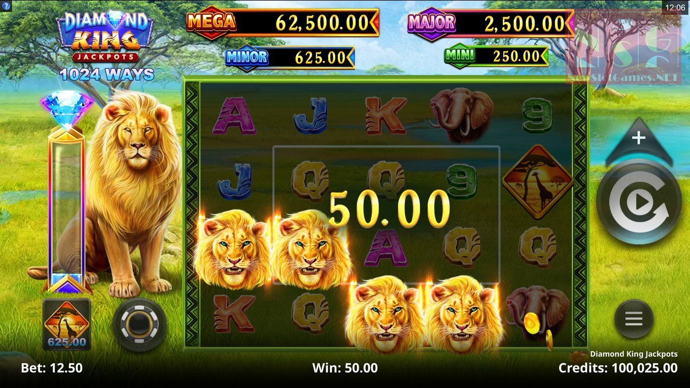 Diamond King Jackpots Slot Slot Image in Demo - pic. 3