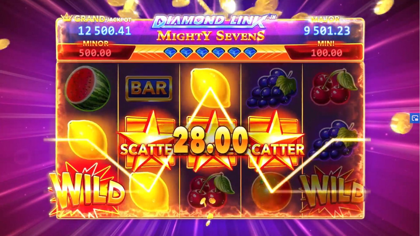 Diamond Link: Mighty Sevens Slot Demo Image