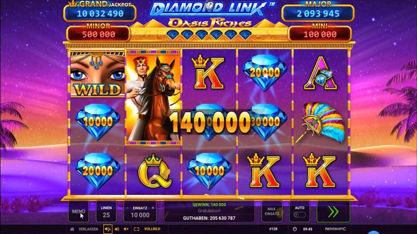Diamond Link: Oasis Riches Slot Slot Image in Demo - pic. 2