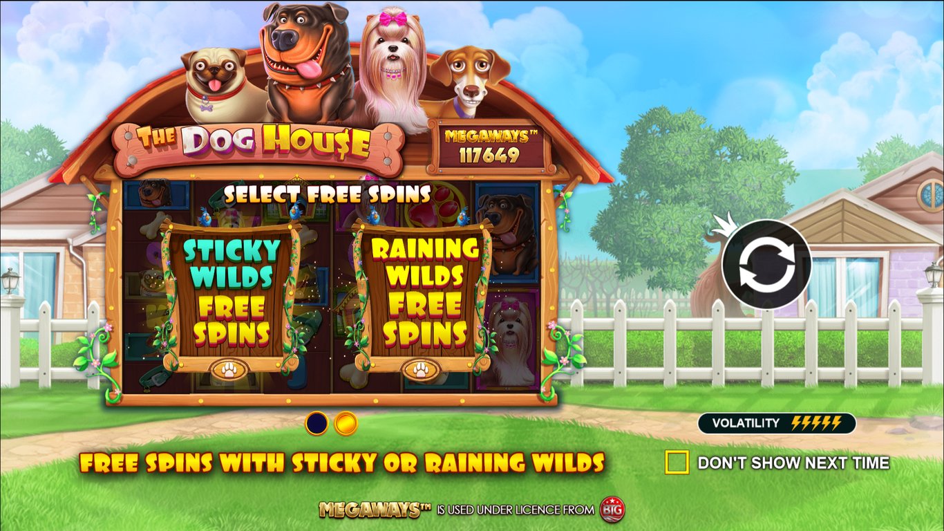 The Dog House Megaways Slot Demo Image