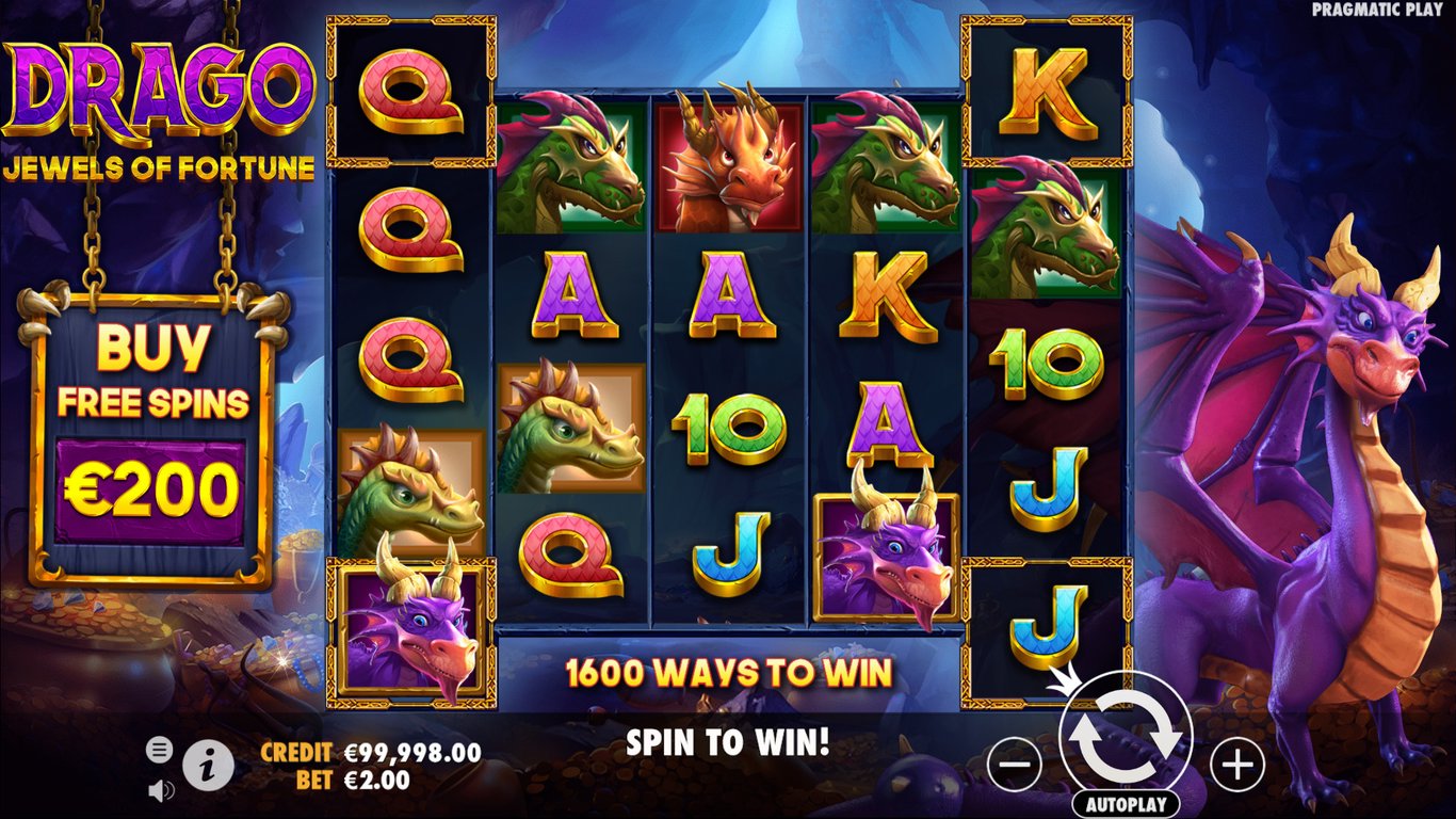 Drago Jewels of Fortune Slot Demo Image