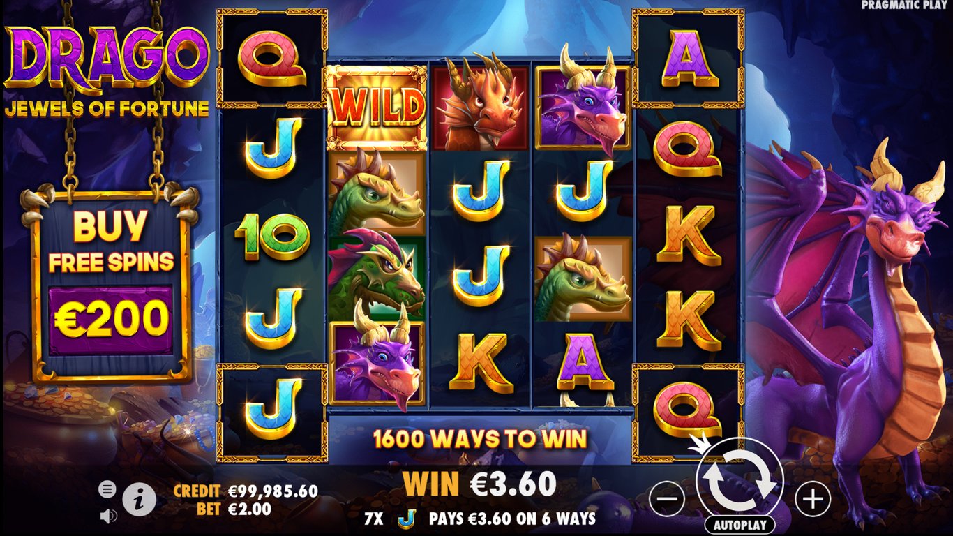 Drago Jewels of Fortune Slot Slot Image in Demo - pic. 2