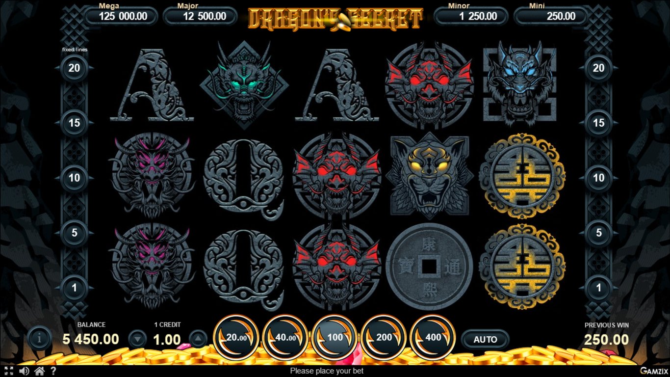 Dragons Secret Slot Demo Image