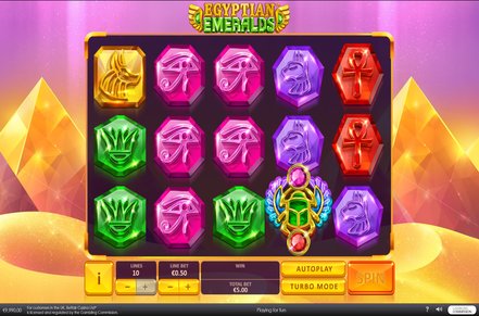 Egyptian Emeralds Slot Logo