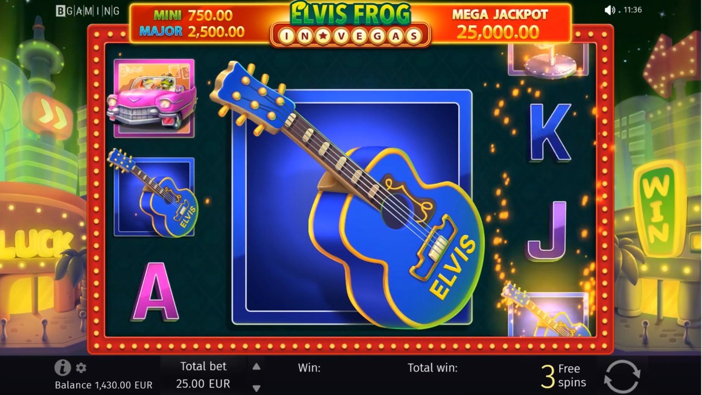 Elvis Frog In Vegas Slot Slot Image in Demo - pic. 2