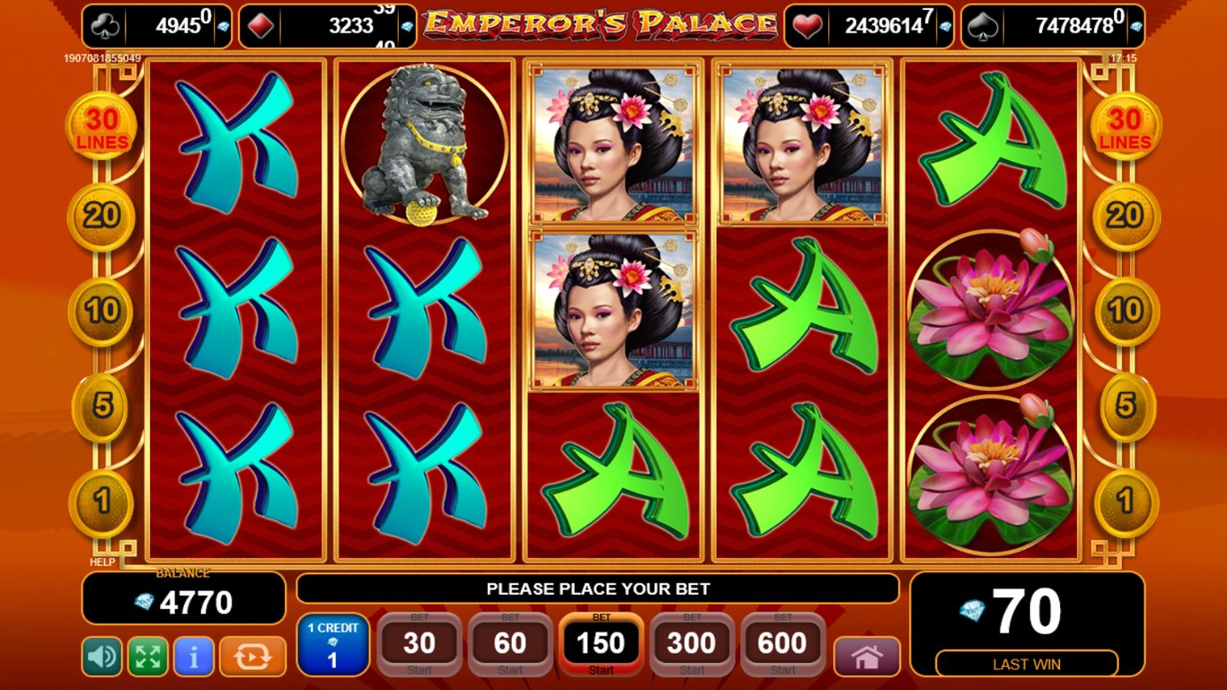 Emperors Palace Slot Demo Image