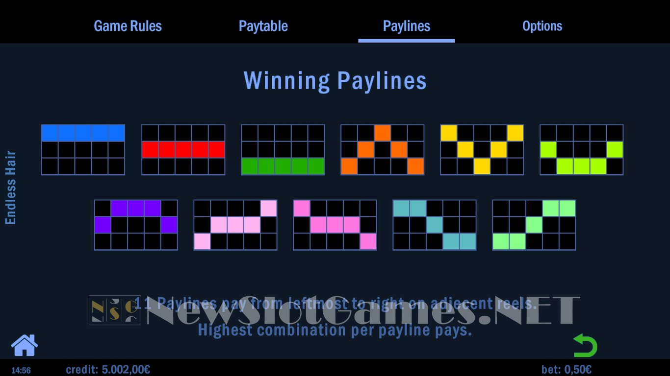 Endless Hair Slot Slot Image in Demo - pic. 7