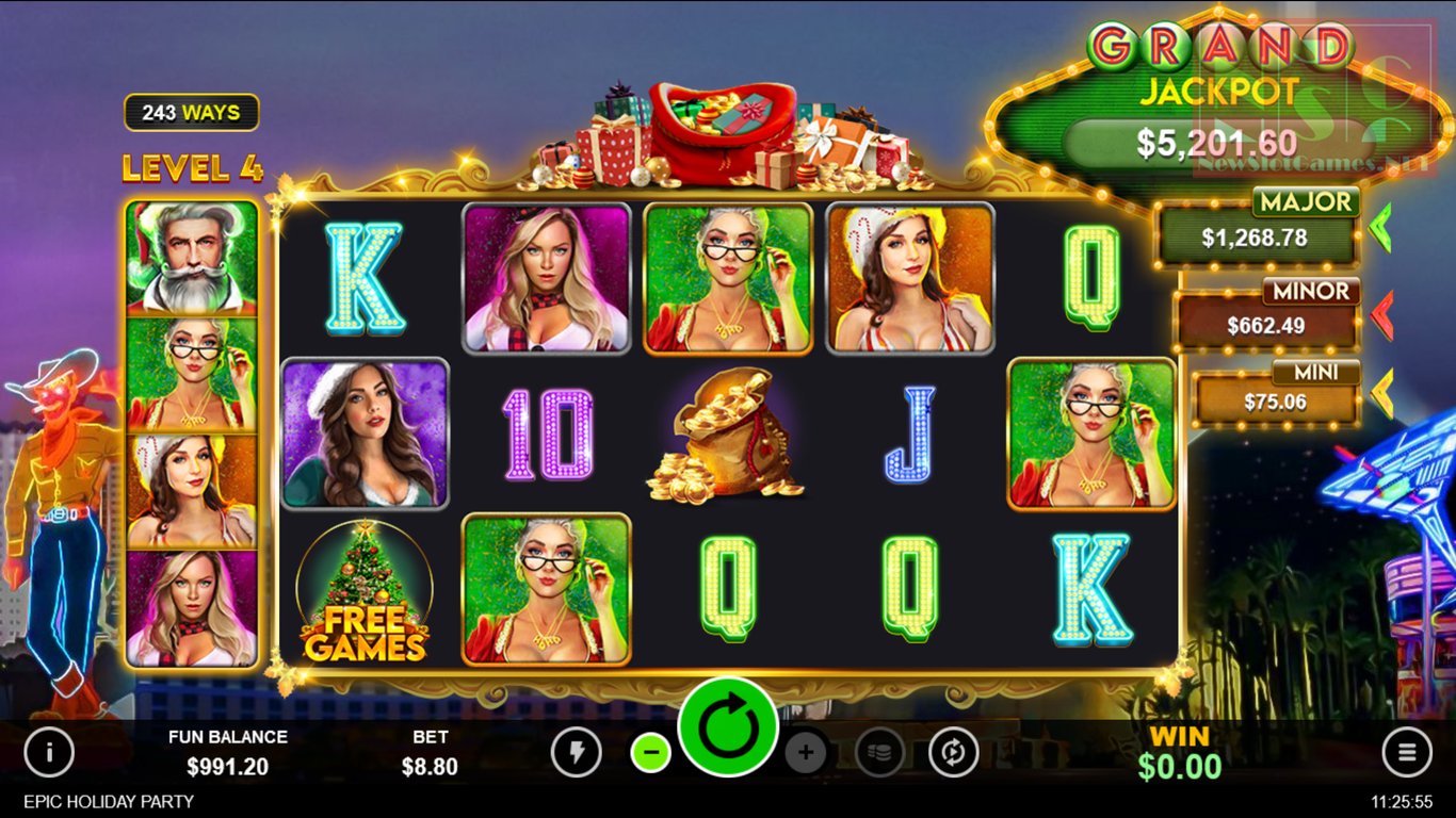 Epic Holiday Party Slot Slot Image in Demo - pic. 2