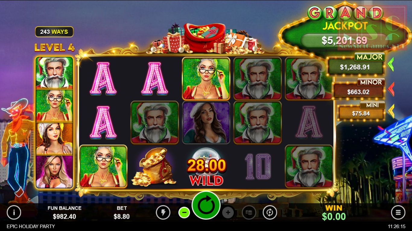 Epic Holiday Party Slot Slot Image in Demo - pic. 3